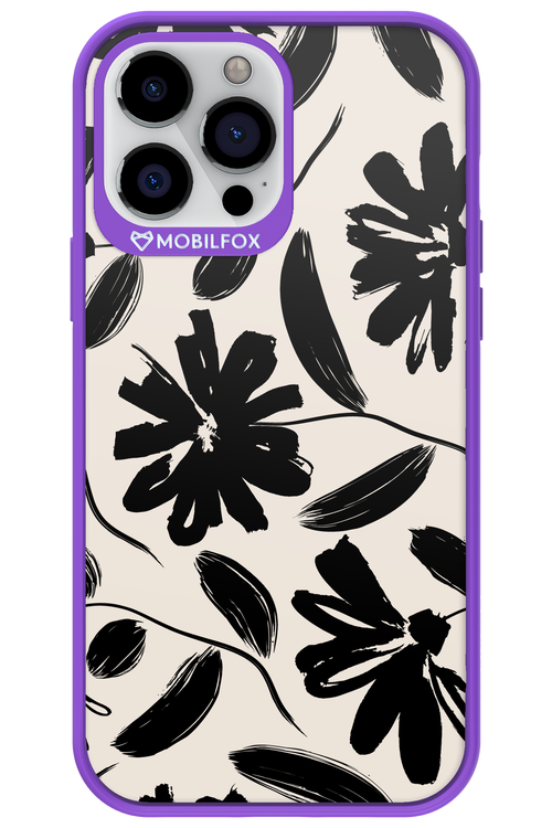 Monochrome Flowerss 2.0 - Apple iPhone 13 Pro Max