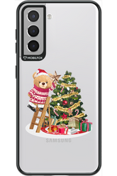 Christmas Bear (Transparent) - Samsung Galaxy S21