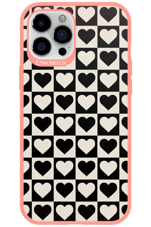 Checkered Heart - Apple iPhone 12 Pro Max