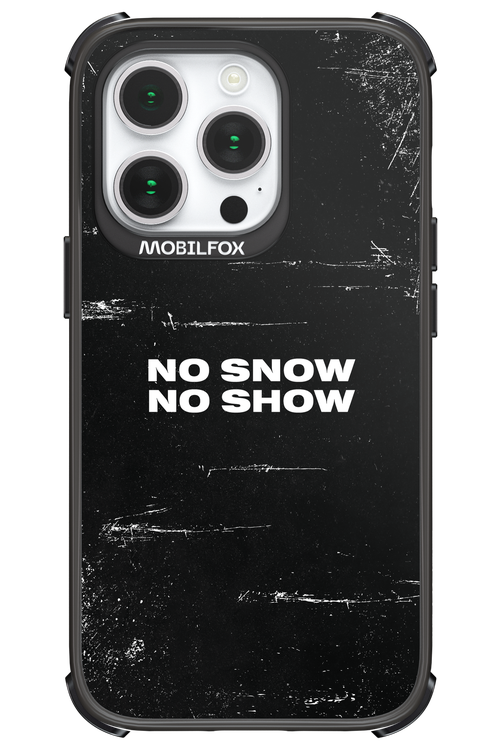 No snow, no show - Apple iPhone 14 Pro