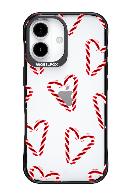 Candy Cane Hearts - Apple iPhone 17