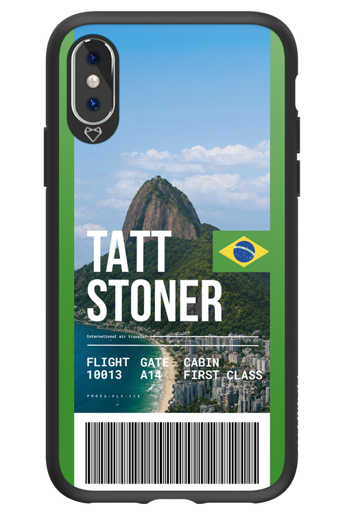 TATT STONER (fly ticket) 2.0 - Apple iPhone X