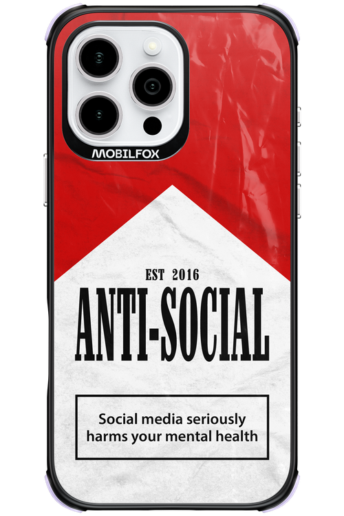ANTI-SOCIAL II 2.0 - Apple iPhone 16 Pro Max