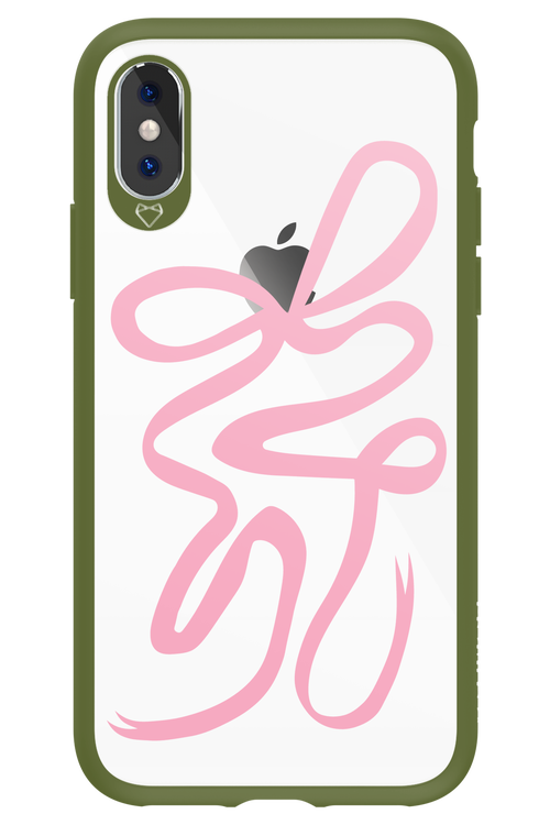 Pink Bow - Apple iPhone X