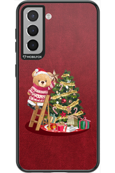 Christmas Bear (Burgundy) - Samsung Galaxy S21