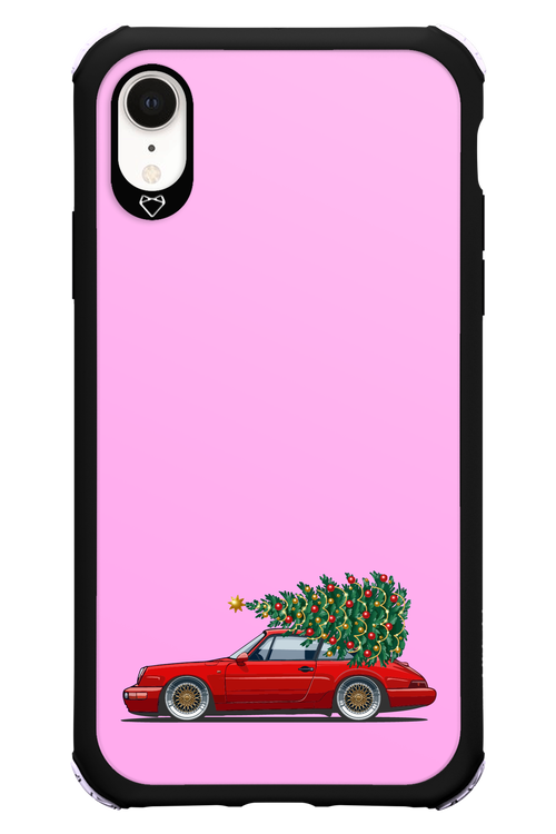 XMAS Car Pink - Apple iPhone XR