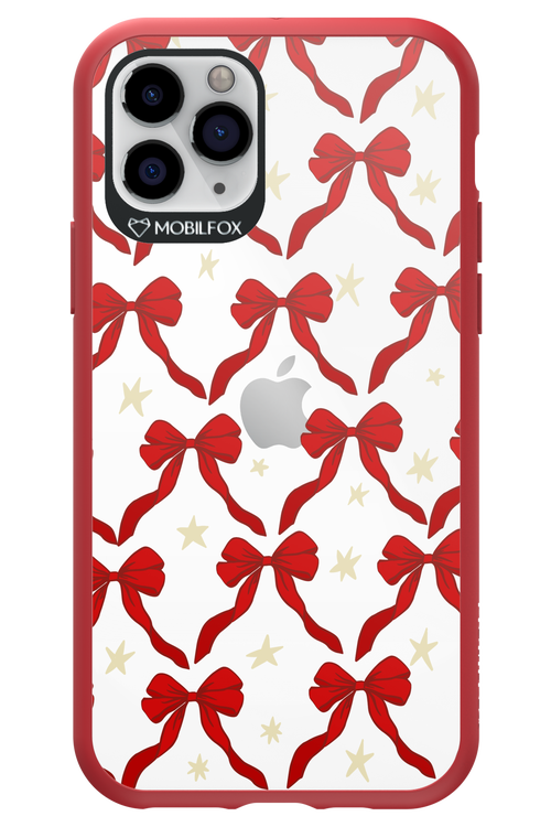Bow & Stars (Transparent) - Apple iPhone 11 Pro