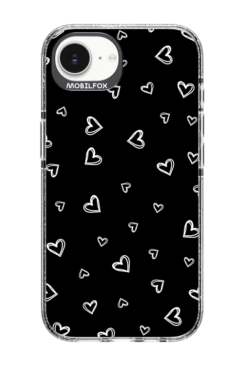 Monochrome Hearts 2.0 - Apple iPhone 16e