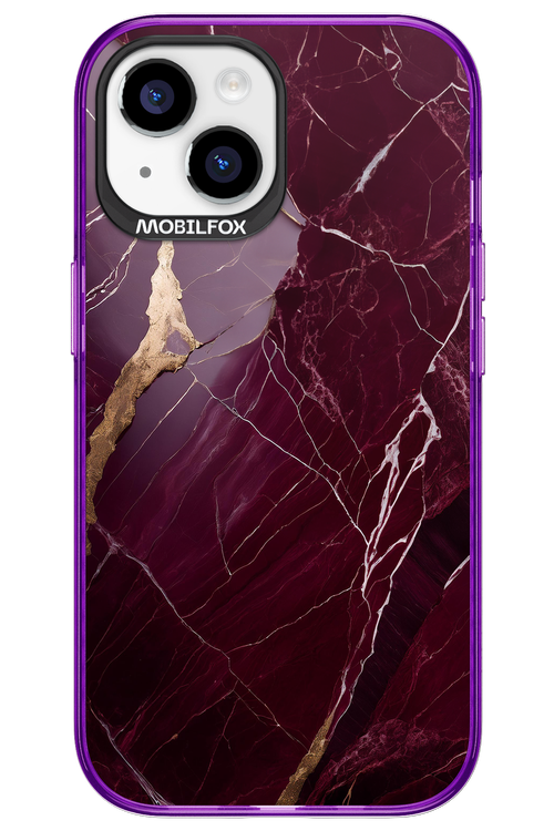 Burgundy Marble 2.0 - Apple iPhone 15