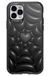 Black Spider Heart - Apple iPhone 11 Pro