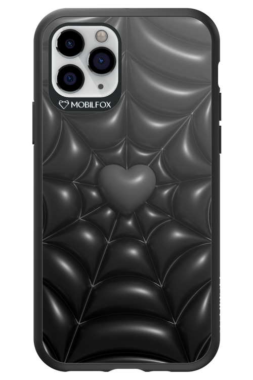 Black Spider Heart - Apple iPhone 11 Pro