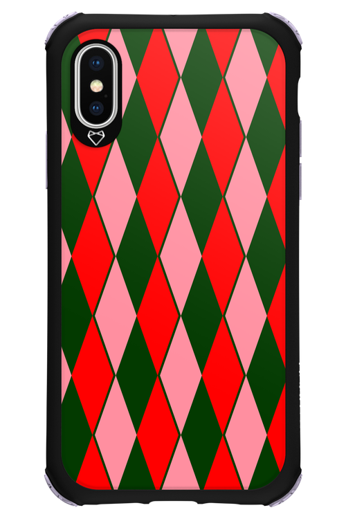Retro Christmas - Apple iPhone X