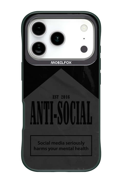 ANTI-SOCIAL (BLVCK) 2.0 - Apple iPhone 17 Pro