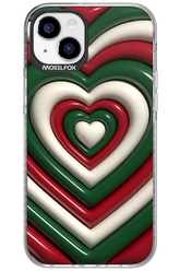 XMAS Hearts - Apple iPhone 15 Plus