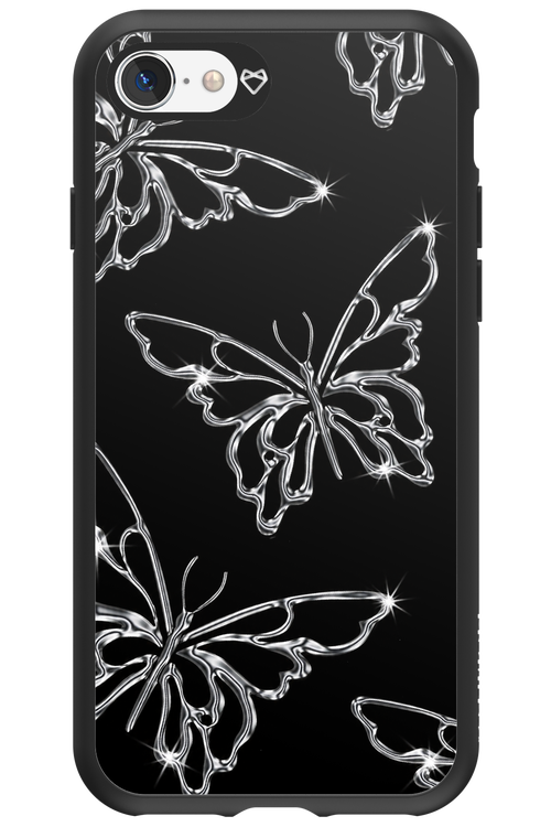 Silver Butterfly 2.0 - Apple iPhone SE 2020