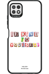 Be Kind To Yourself White - Samsung Galaxy A22 5G