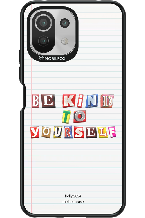 Be Kind To Yourself Notebook - Xiaomi Mi 11 Lite (2021)