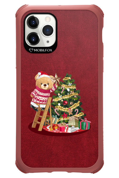 Christmas Bear (Burgundy) - Apple iPhone 11 Pro