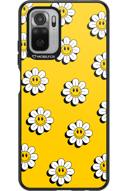 Smiley Flowers - Xiaomi Redmi Note 10