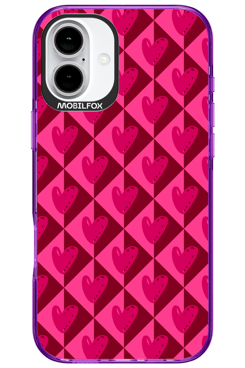 Holiday Heartss - Apple iPhone 16 Plus