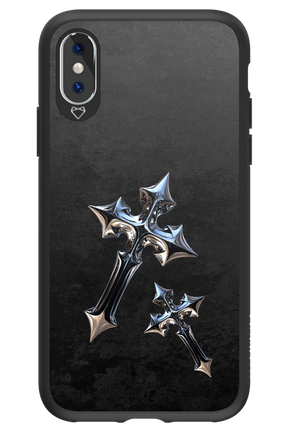 Chrome Crosses - Apple iPhone XS