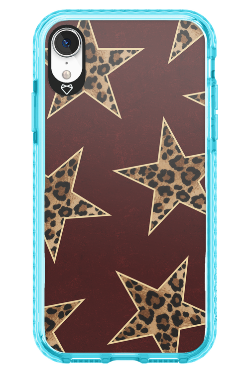 Wild Stars Burgundy - Apple iPhone XR