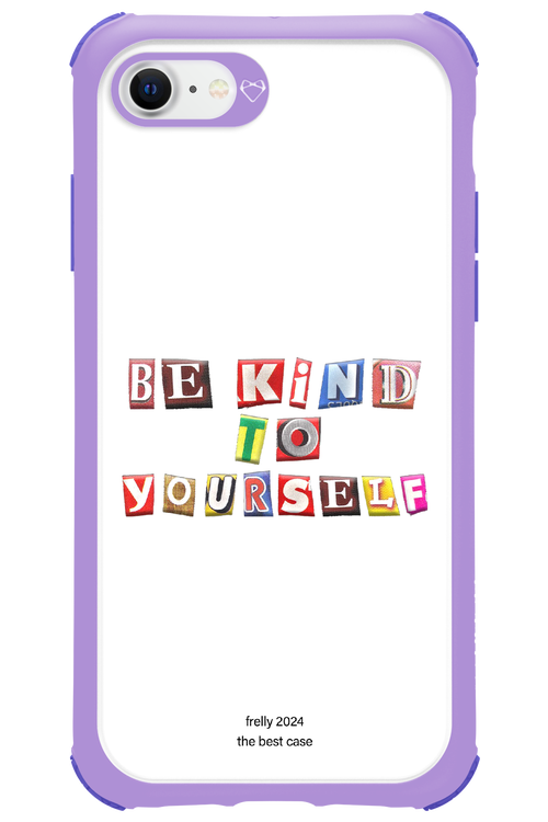 Be Kind To Yourself White - Apple iPhone SE 2020