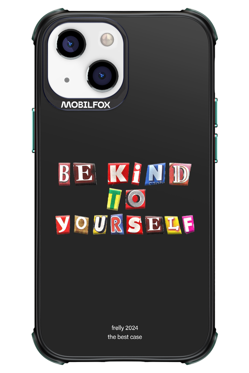 Be Kind To Yourself Black - Apple iPhone 13 Mini