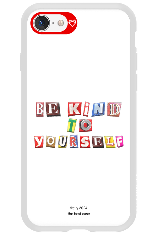 Be Kind To Yourself White - Apple iPhone 8