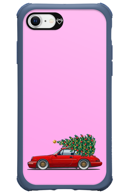 XMAS Car Pink - Apple iPhone SE 2022