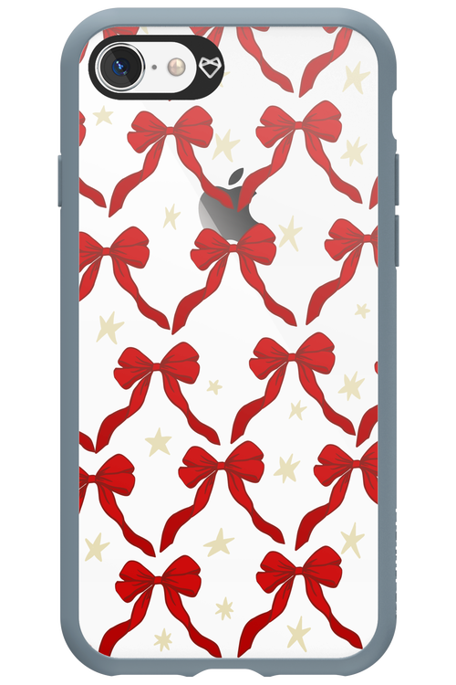 Bow & Stars (Transparent) - Apple iPhone 8