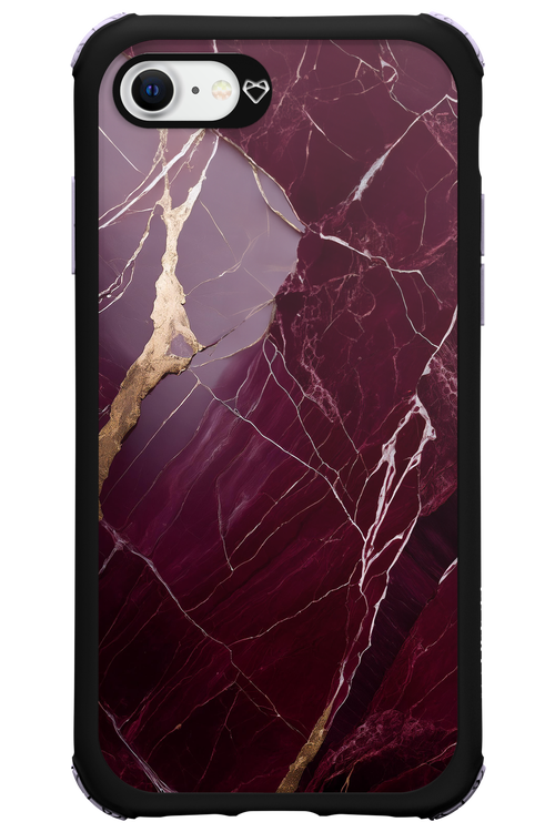 Burgundy Marble - Apple iPhone 8