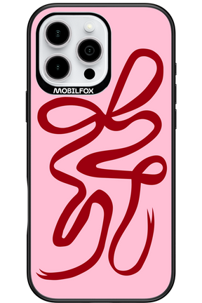 Burgundy Bow - Apple iPhone 16 Pro Max
