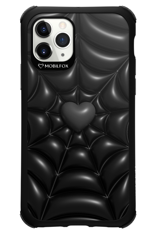 Black Spider Heart - Apple iPhone 11 Pro