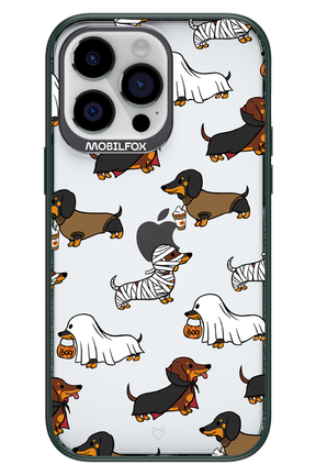 Scary Dachshund (Transparent) - Apple iPhone 14 Pro Max