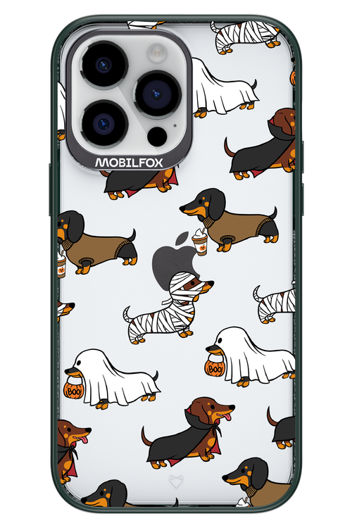 Scary Dachshund (Transparent) - Apple iPhone 14 Pro Max