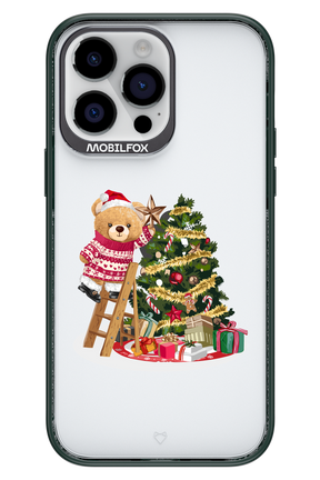 Christmas Bear (Transparent) - Apple iPhone 14 Pro Max