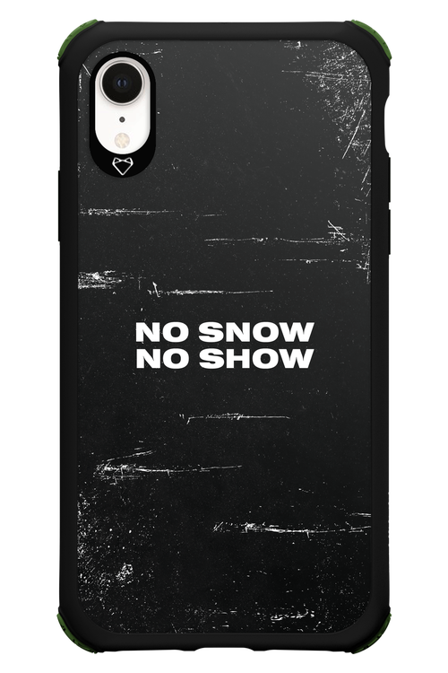 No snow, no show - Apple iPhone XR