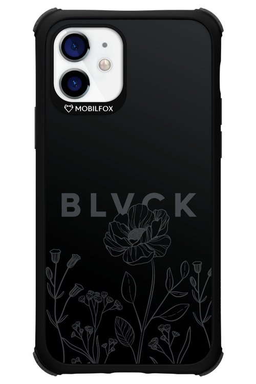 Black Flowers - Apple iPhone 12