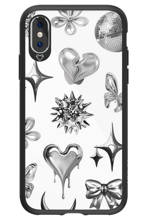 Silver Zone Transparent - Apple iPhone XS