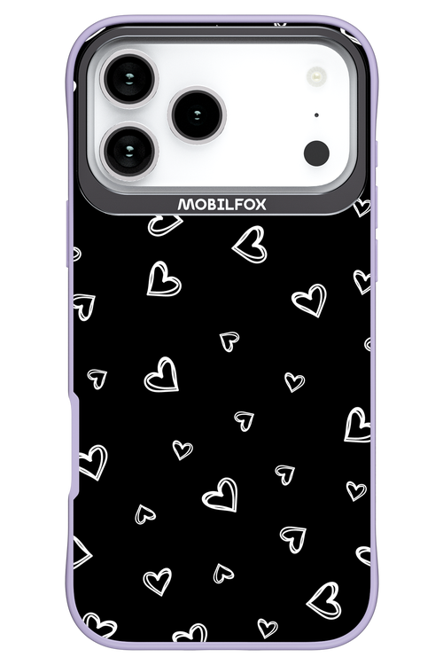 Monochrome Hearts 2.0 - Apple iPhone 17 Pro Max