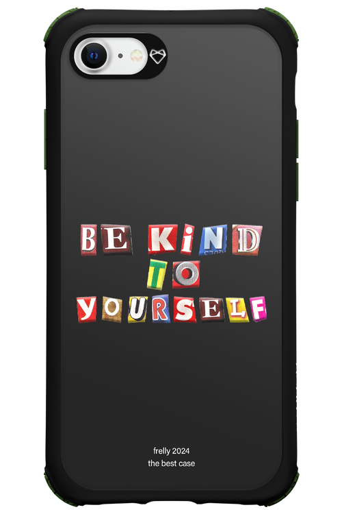 Be Kind To Yourself Black - Apple iPhone 8