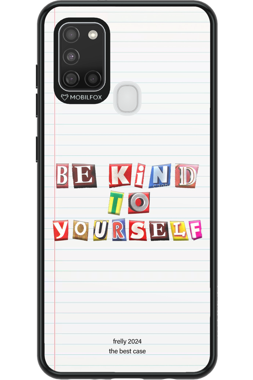 Be Kind To Yourself Notebook - Samsung Galaxy A21 S