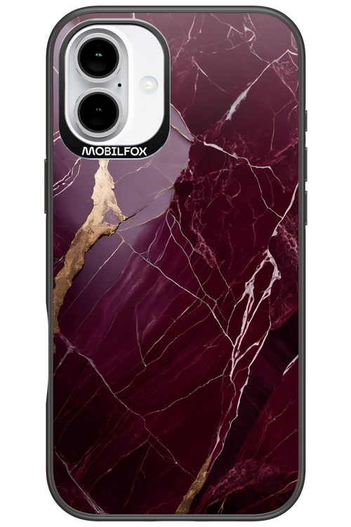 Burgundy Marble 2.0 - Apple iPhone 16 Plus