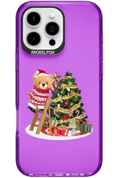 Christmas Bear (Transparent) - Apple iPhone 16 Pro Max