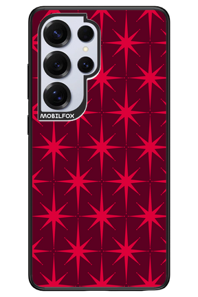 Burgundy Starss - Samsung S25 Ultra