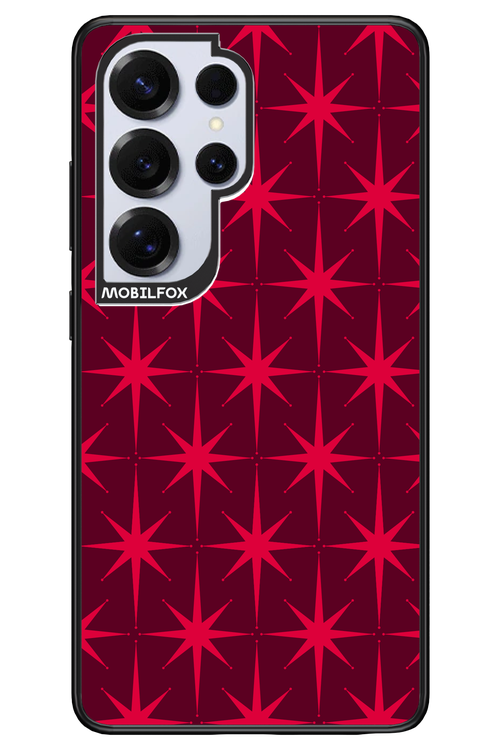 Burgundy Starss - Samsung S25 Ultra