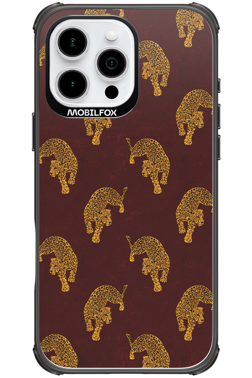 Burgundy Leopard Pattern - Apple iPhone 16 Pro Max
