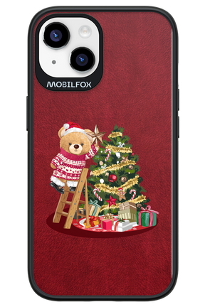 Christmas Bear (Burgundy) - Apple iPhone 14