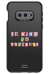 Be Kind To Yourself Black - Samsung Galaxy S10e